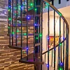 Гирлянда светодиодная Твинкл Лайт 10м, темно-зеленый ПВХ, 80 LED,303-049