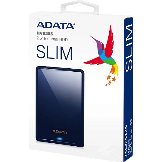 Портативный HDD ADATA HV620S, 2TB, 2,5, USB 3.1, AHV620S-2TU31-CBL