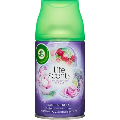 Баллон сменный для автоосвежителя Air Wick Life Scents:Волшебный сад, 250мл