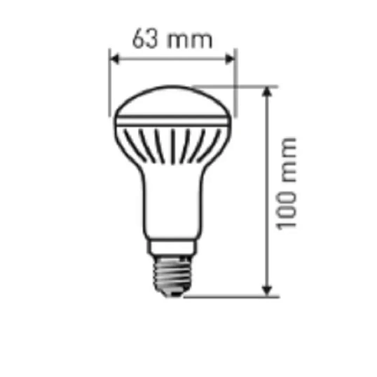 Лампа светодиодная ЭРА LED R63-8W-840-E27 8Вт Е27 4000К Б0028490