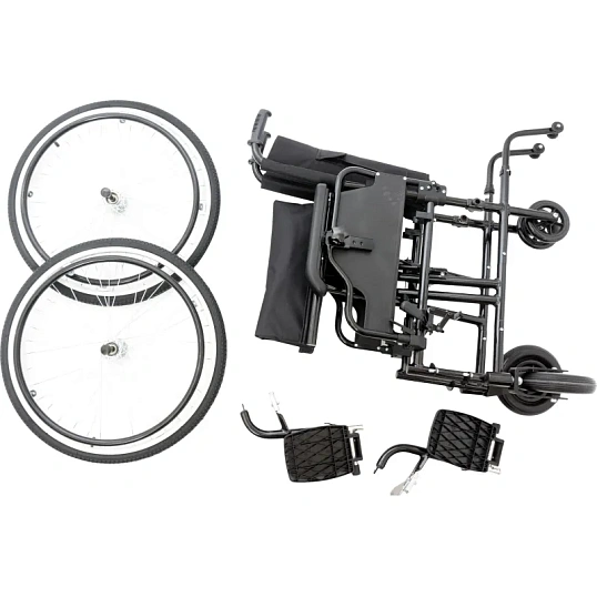 Кресло-коляска , пневмо колеса, до 115кг, ш.с.46см, Barry A8 T