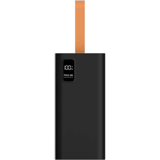 Внешний аккумулятор PERO PB10 60000 mAh,Li-Pol,output USB-C + 4USB-A,черный