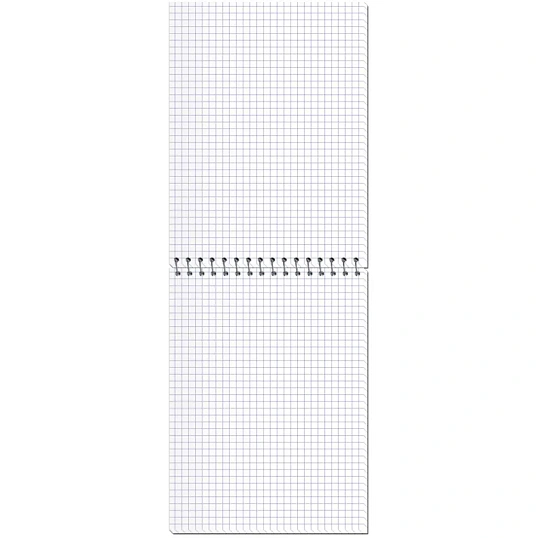 Блокнот на спир.А5 60л.STENOGRAPHY 6с10 клетк 40 в асс.