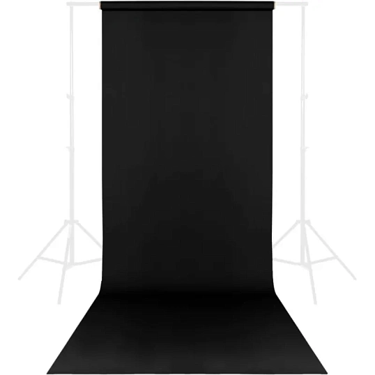 Фон бумажный Raylab 009 Black Черный 2.72x11 м