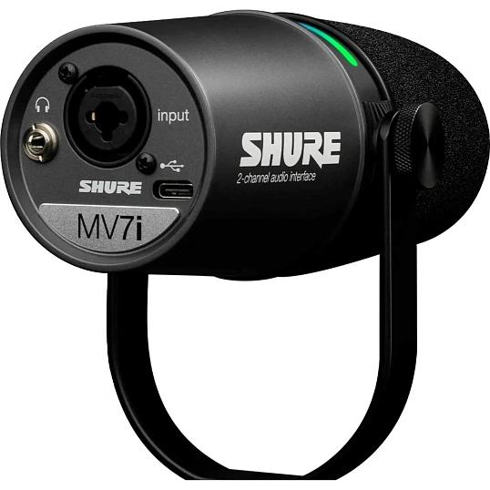 Микрофон Shure MOTIV MV7i, цифровой, со встроенным аудиоинтерфейсом, USB