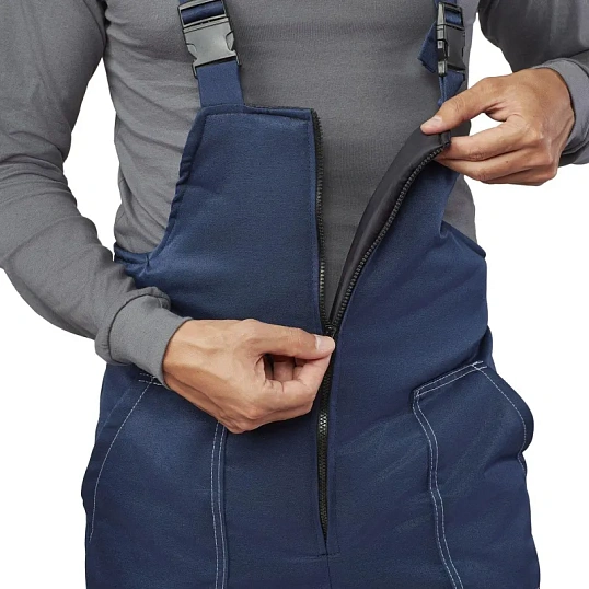 Полукомбинезон рабочий зимний м з32-ПК син смес 56-58 170-176 (Арсенал-СП)