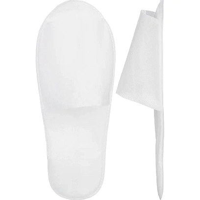 Тапочки одноразовые спанбонд,откр.мыс,спанбонд/пленэкс 3мм, (ПЛ-1) 1922658