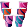 Стакан одноразовый бум. 1-сл Barista Nice&Tasty mix 350 мл d-90 мм 50 шт/уп