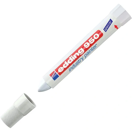 Маркер промышленный для промышленной графики EDDING E-950/49 белый 10мм
