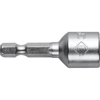 Бита с торцевой головкой ЗУБР магнит. 1/4'',Cr-V, 10х45мм,2шт.(26392-10-02)