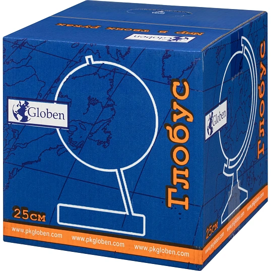 Глобус 250мм,подсветка,Серия Классик Евро