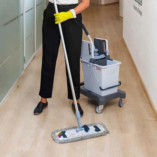 Тележка одноведерная 25л с вертик. отжимом на платф без тр.ручкой 149098