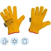 Перчатки защитные ДИГГЕР спилковые желтые утеплитель Тинсулейт р.10,5