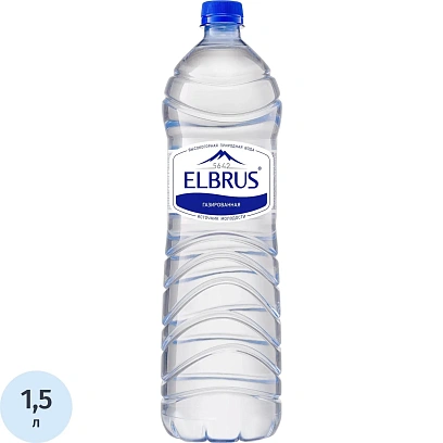 Вода минеральная Эльбрус газ ПЭТ 1,5л