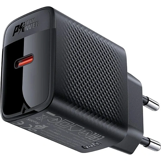 Зарядное устройство сетевое ACEFAST (AF-A82-BK) PD20W GaN single USB-C