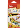 Пастель масляная Deli ColoRun 12цв, EC20200
