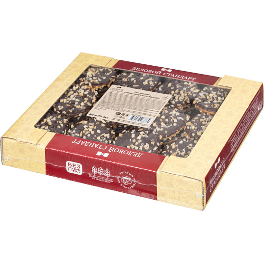 Печенье сдобное Деловой Стандарт Печенье с фундуком и шоколадом, 340г