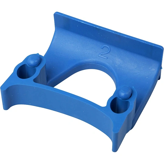 Зажим для инвентаря 28-38 мм,0,042 кг.,синий 15151-2, уп.20 шт