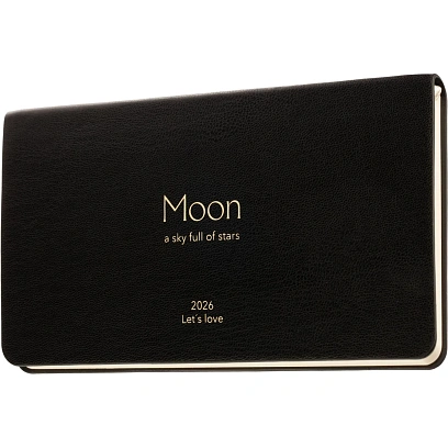 Еженедельник датированный 2026 IF 16х9см 64л, мягкий, Universe I1840/black