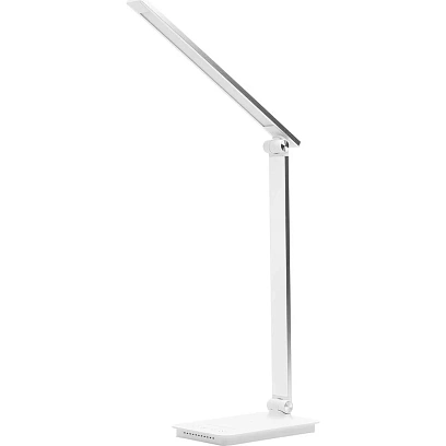 Светильник Ultraflash UF-834 C01 бел (Led настол, 8Вт, 5 ССТ, ночник, зар.)