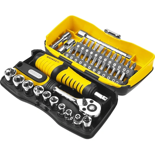 Набор инструмента универсальный STAYER PRO Compact 39, 39 предм, 25135-Н39