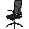Кресло BN_Hg_EChair-635 TC сетка/ткань черный