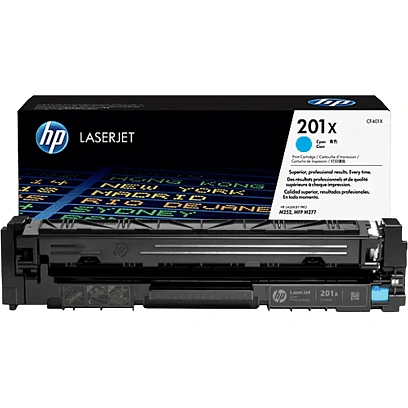 Картридж лазерный HP 201X CF401X гол. для CLJ Pro M252/M277
