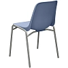 Стул GL_Комус Мебель Стрит RAL 9006, пластик RAL 5014 (голубой)
