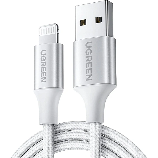 Кабель UGREEN для зарядки и передачи данных USB A 2.0 MFI, 1,5 м (60162)
