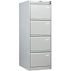 Картотека ПРАКТИК AFC 04 шкаф 4 секцион. А4/FC, ц.замок, 470х630х1320