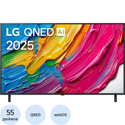 Телевизор LG 55QNED80A6A.ARUG
