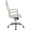 Кресло ЮШД Комус Мебель Easy Chair 711 экокожа, бежевый, хром