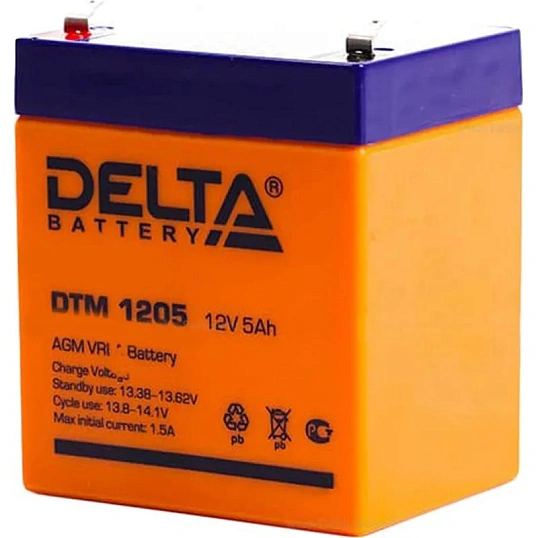 Батарея для ИБП Delta DTM 1205 (12V/5Ah)_D_K