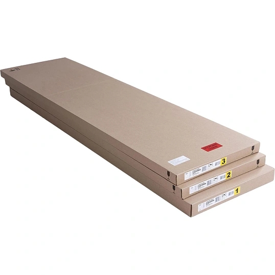 Шкаф комбинированный  ШС_Сириус 3 двери и 1 ящик белый