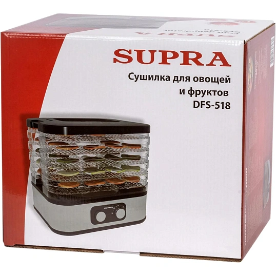 Сушилка для овощей и фруктов SUPRA DFS-518