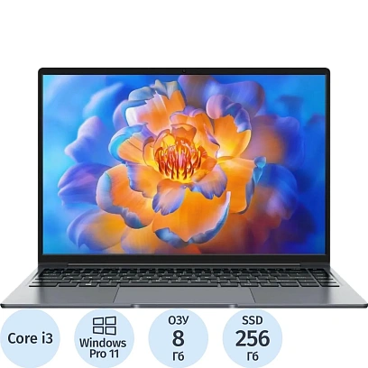 Ноутбук Chuwi i3(CWI575-308N2N1PDMYX)Core i3-10100Y/8Gb/256Gb/14.1/W11P