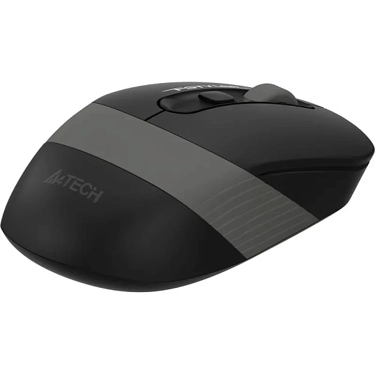 Мышь компьютерная A4Tech Fstyler(FG10S GREY)черн/сер/2000dpi/беспроводн/4кн