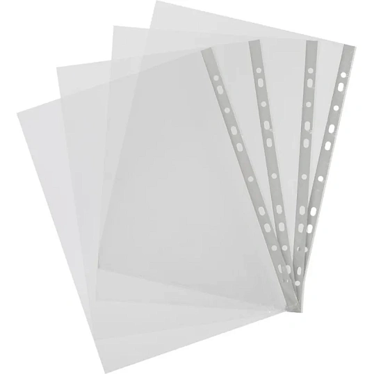 Файл-вкладыш А4 100шт., гладкая Элементари 45мкм