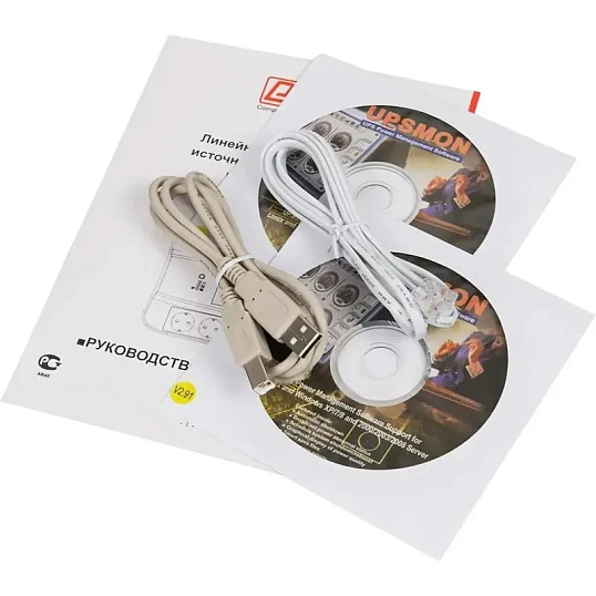 ИБП Powercom SPD-850U 850Вт/510W Лин-инт. 8xEURO