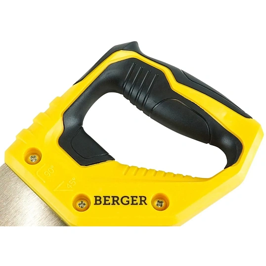 Ножовка по дереву 450мм, 3D заточка, 7TPI, BERGER BG1842