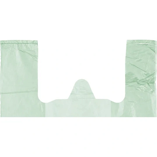 Пакет-майка ПНД 30+18х55 15мкм 100шт./уп. цветной