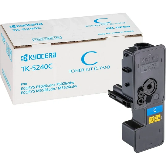 Тонер-картридж Kyocera TK-5240C гол. для ECOSYS M5526
