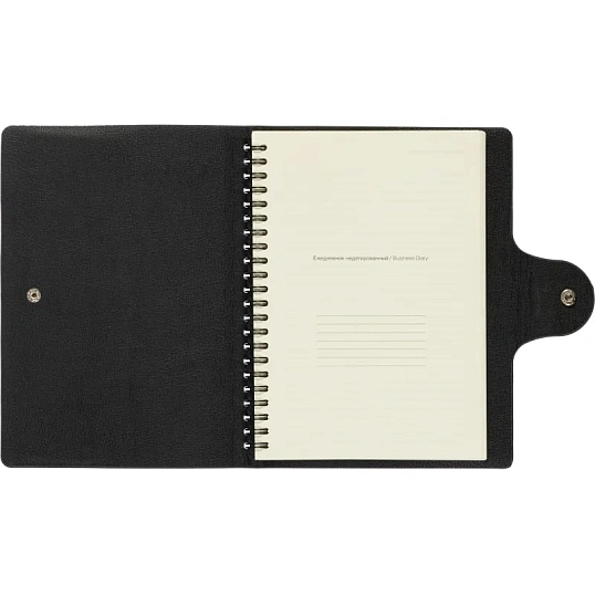 Ежедневник недатированный Fluid Attache Selection сер-гол. 140х200 мм,192с