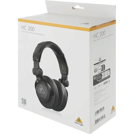 Наушники Behringer HC 200, закрытые, накладные, для DJ, поворотные амбушюры