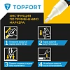 Маркер лаковый Topfort Industrial 4 мм белый