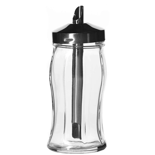 Емкость для специй блэк энд уайт 240 мл, с металлической крышкой-дозатором