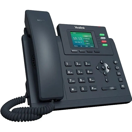 IP-телефон Yealink SIP-T33G, 4 акк, PoE, GigE, БП