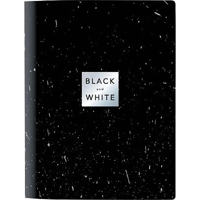 Тетрадь общая Attache Selection Квадрат ВW 165x220 мм 48л клетка скрепка