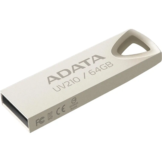 Флеш-память ADATA 64GB AUV210-64G-RGD SILVER