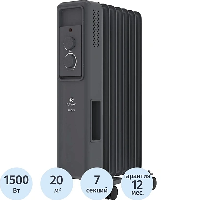 Радиатор масляный ROYAL CLIMA ROR-AR7-1500M
